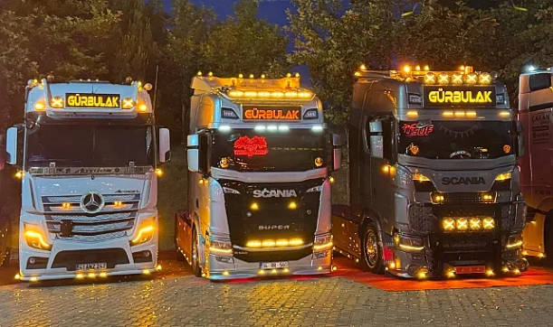 Modifiye TIR Sevdalıları Sapanca'da Buluştu